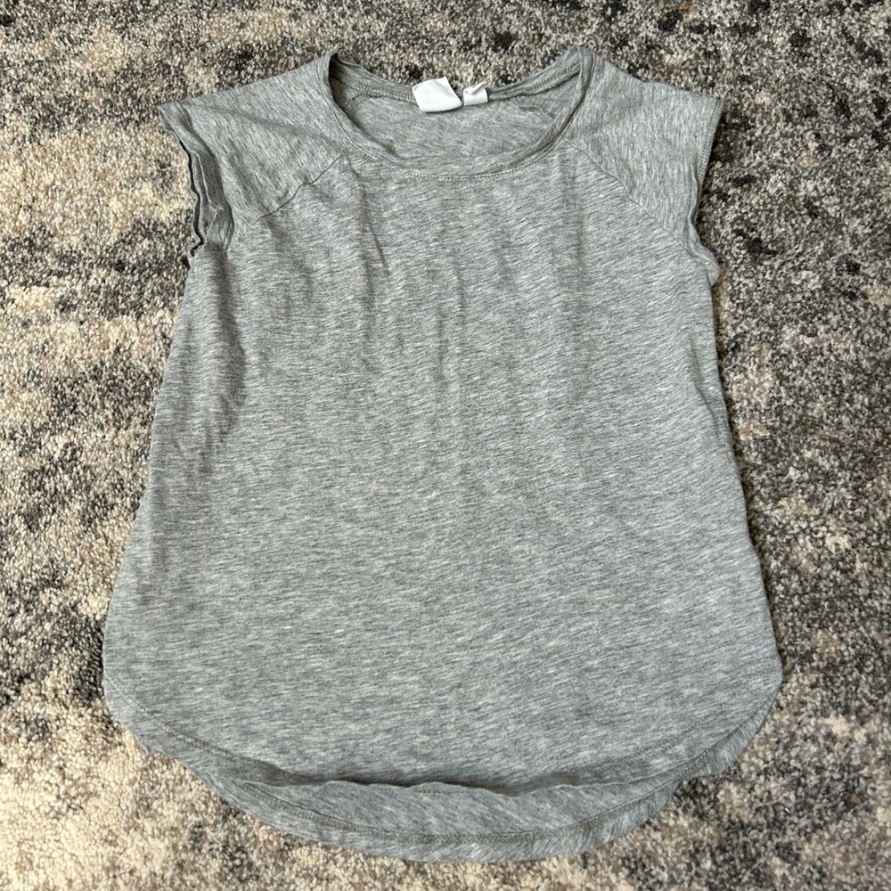 Gray Sleeveless Top size small (6-7)